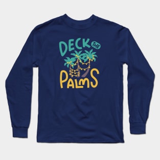 Tropical Christmas // Deck the Palms Long Sleeve T-Shirt